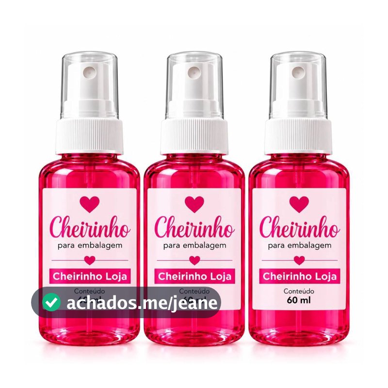 Cheirinhos de loja para Pacotes Encomendas Caixas Perfume Embalagem Cheiro da loja  Spray 60ml