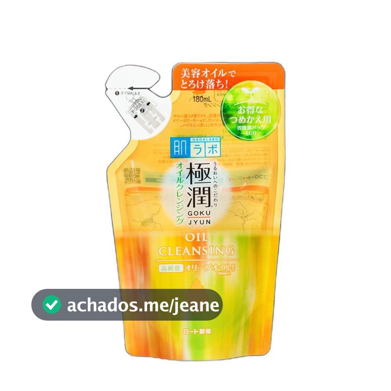 Hada Labo Gokujun Cleasing Oil Refil - Óleo de Limpeza Facial 180ml