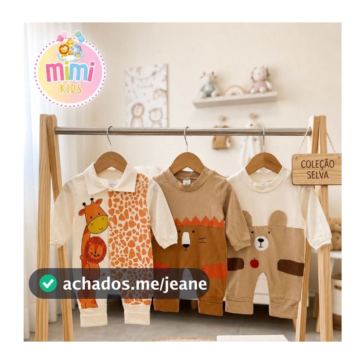 Kit Sortido 03 Peças de Roupas Infantil Menino - Promoção - Kit com 3 Macacão Roupa Infantil Menino Envio Imediato