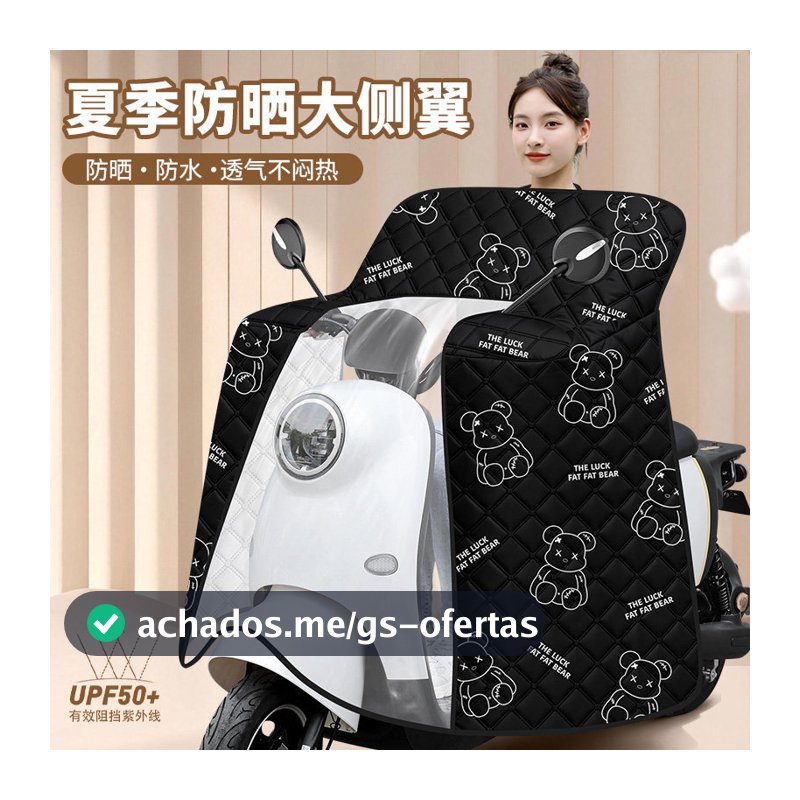 Capa de colcha para pára-brisa de veículo elétrico, protetor solar, verão, à prova de chuva, bateria, carro, motocicleta
