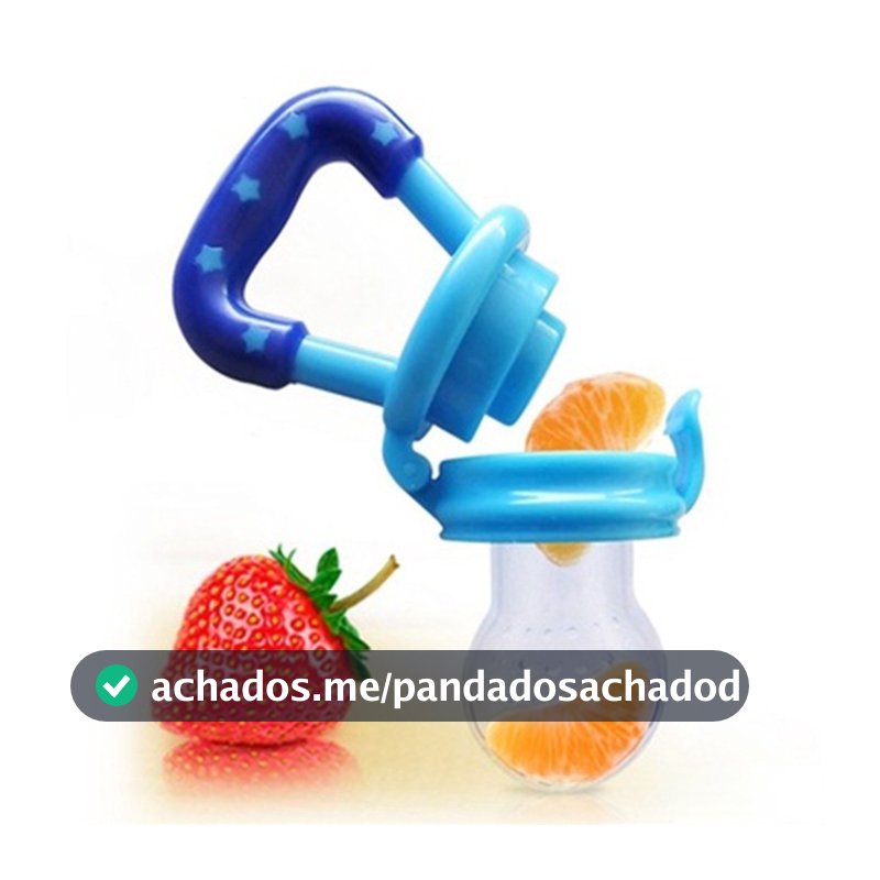 Bico de Frutas de Bebê, Chupeta Alimentadora para Introdução Alimentar, com Silicone Macio