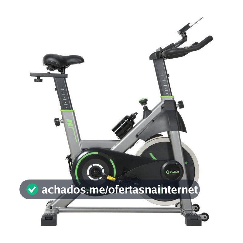 Bicicleta Ergométrica Spinning Gallant Power Pro Mecânica Roda De Inercia 20kg (GSB20HBTA-PT)
