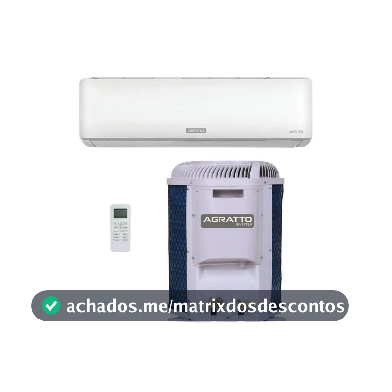 Ar Condicionado Split Inverter 12000 BTUs Agratto Zen Top Frio ZICST12F-02 - 220V