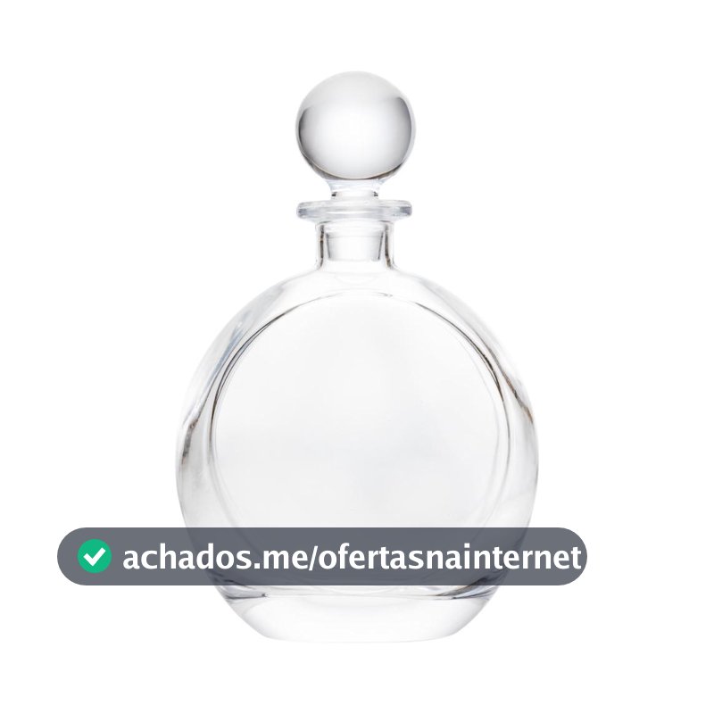 Garrafa para Whisky 700ml Vidro Wolff Licoreira Bar Em Casa Decoração Bebidas Drinks Presente Elegante Sofisticado Nobre