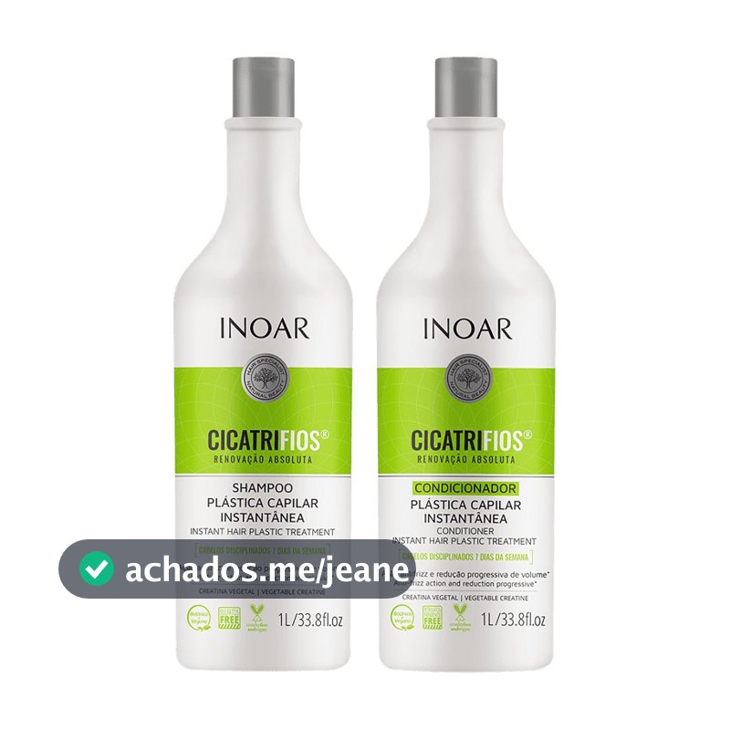 Kit Inoar Cicatrifios Shampoo e Condicionador 2L