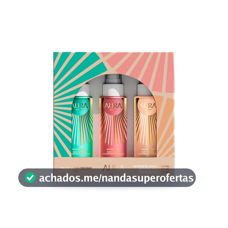 Kit Mini Body Splash - Trilogia das Deusas 60ml