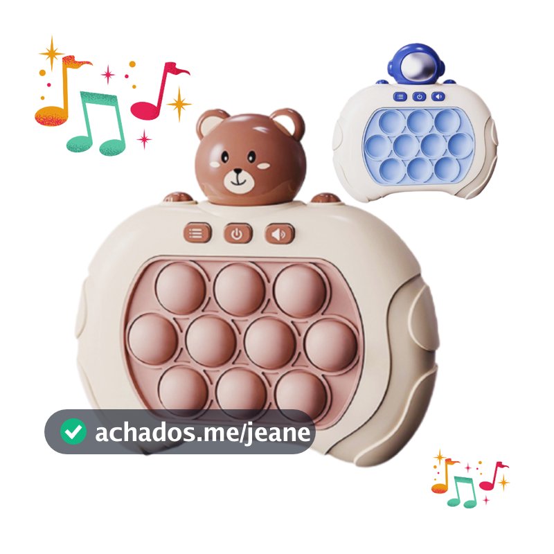 Brinquedo Pop it da Memoria Eletrônico Novo Jogo Pop it Push Fast Quick Mini Game infantil