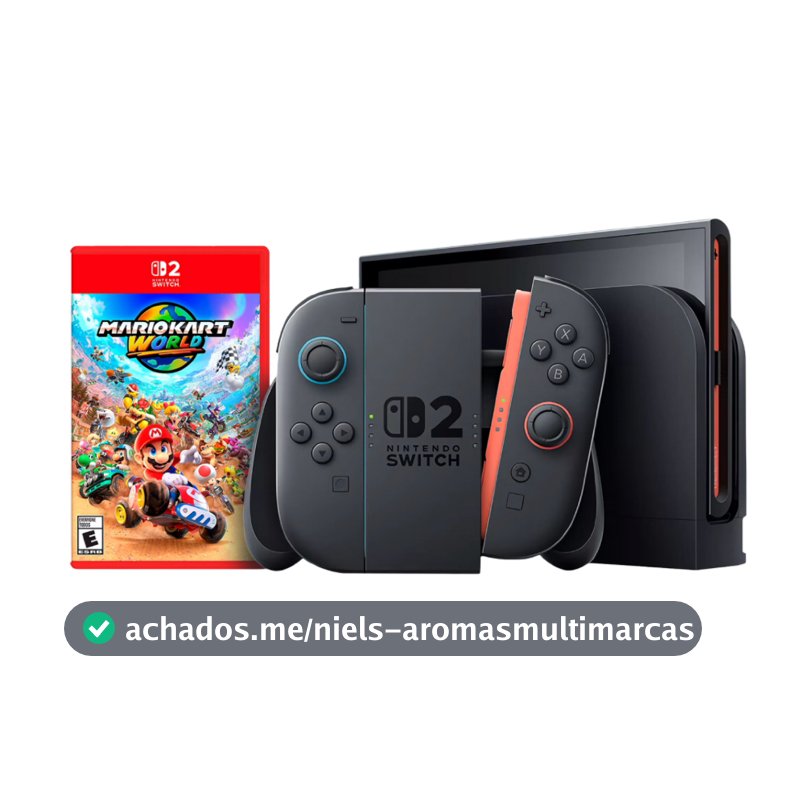 Console Nintendo Switch 2 256GB LCD Gray Novo Lacrado Lançamento NAO ENVIAMOS PRA CIDADE PB E PE