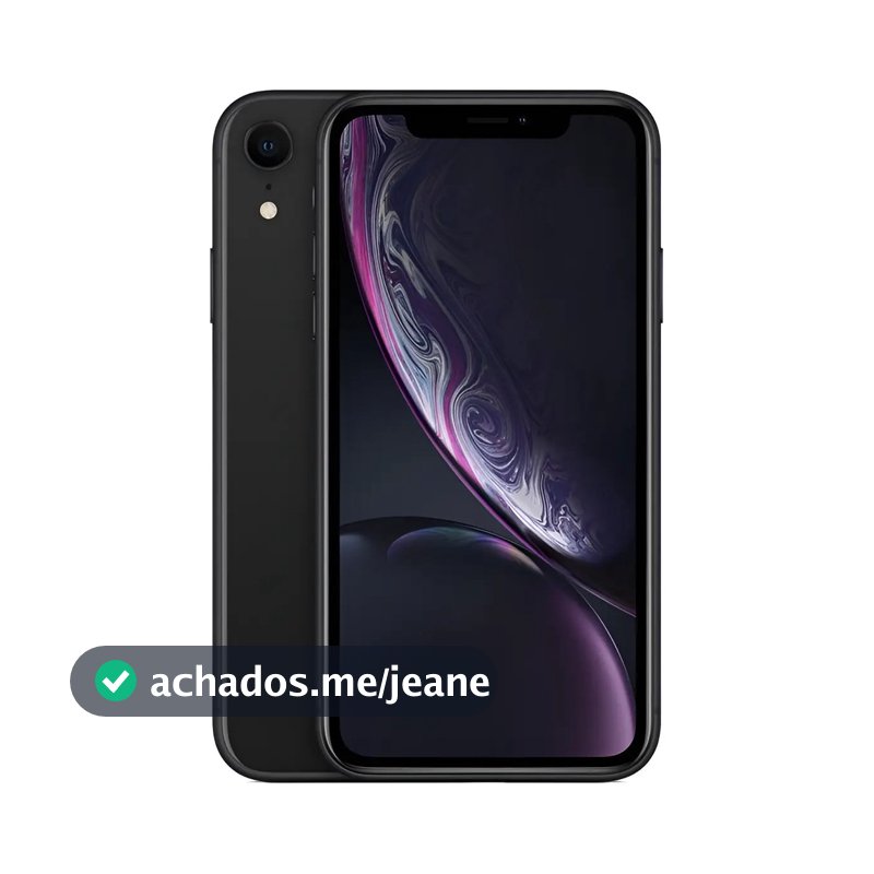 Apple iPhone XR (64 Gb) - Preto - Bom (Recondicionado)