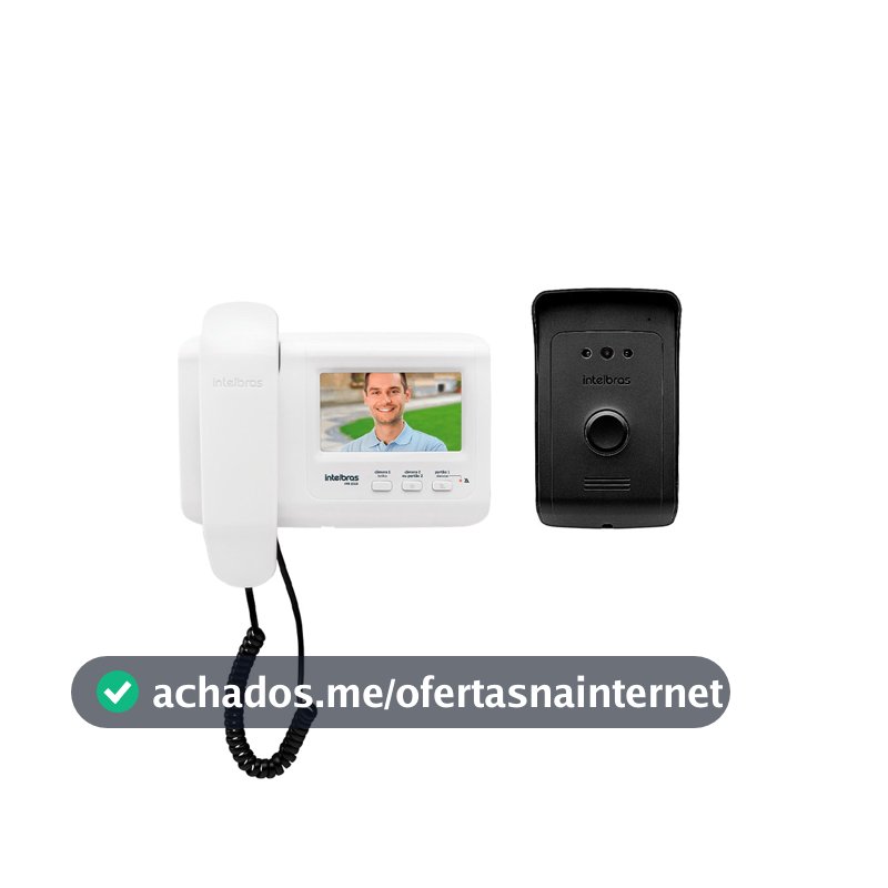 Video Porteiro Residencial Intelbras Monitor 4,3'' IVR 1010
