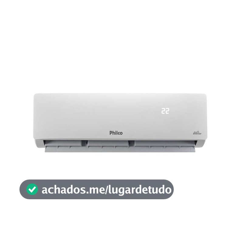 Ar Condicionado Philco 12000 BTUs Philco PAC12FC -Split, Eco Inverter, Frio, Interno+Externo, 220V
