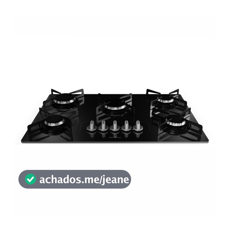 Cooktop a Gás Britânia 5 Bocas BCT5P