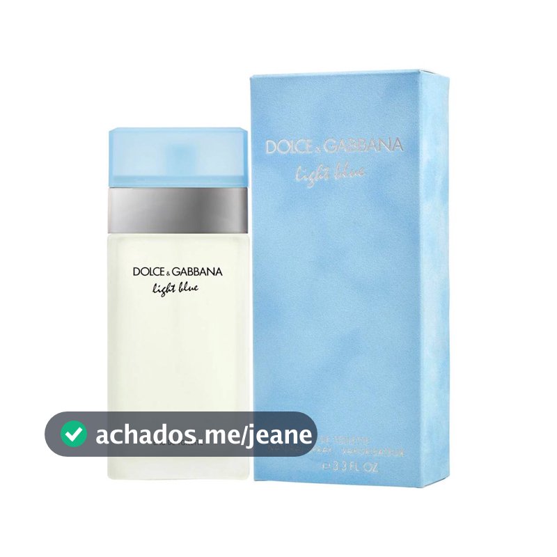 Perfume Dolce e Gabbana Light Blue EDT Feminino 200ml Original