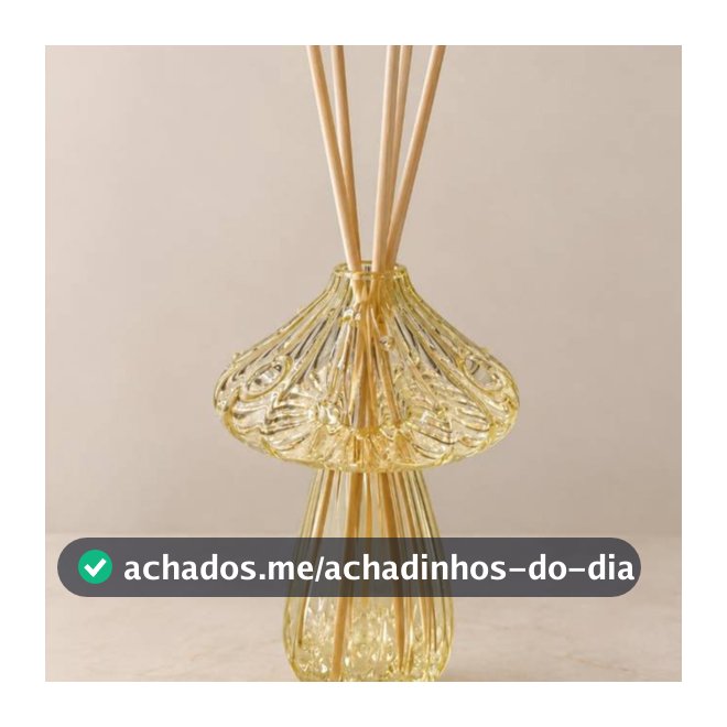 Enfeite Decorativo Difusor E Aromatizador De Vidro Elegante E Decorativo 50ml