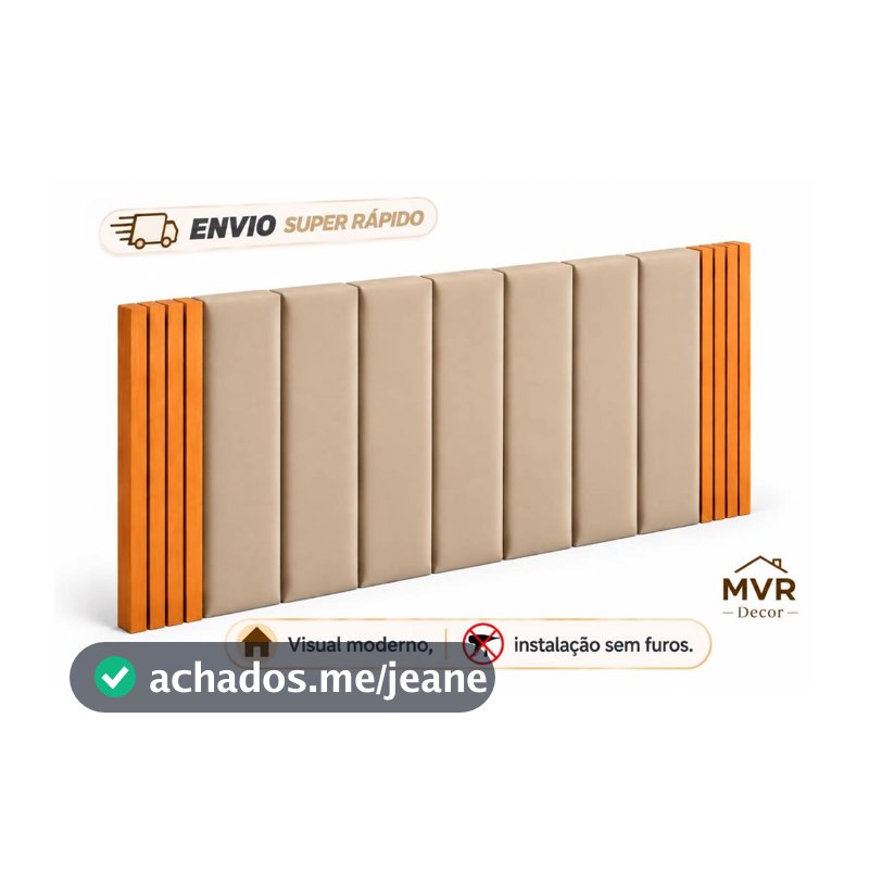 Kit Com Até 12 Peças Cabeceira Modular+Painel Ripado MDF Para Cama Box Casal King Queen Envio Full