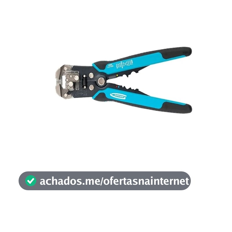 Alicate Crimpador Desencapador 0,0 -8mm Gross