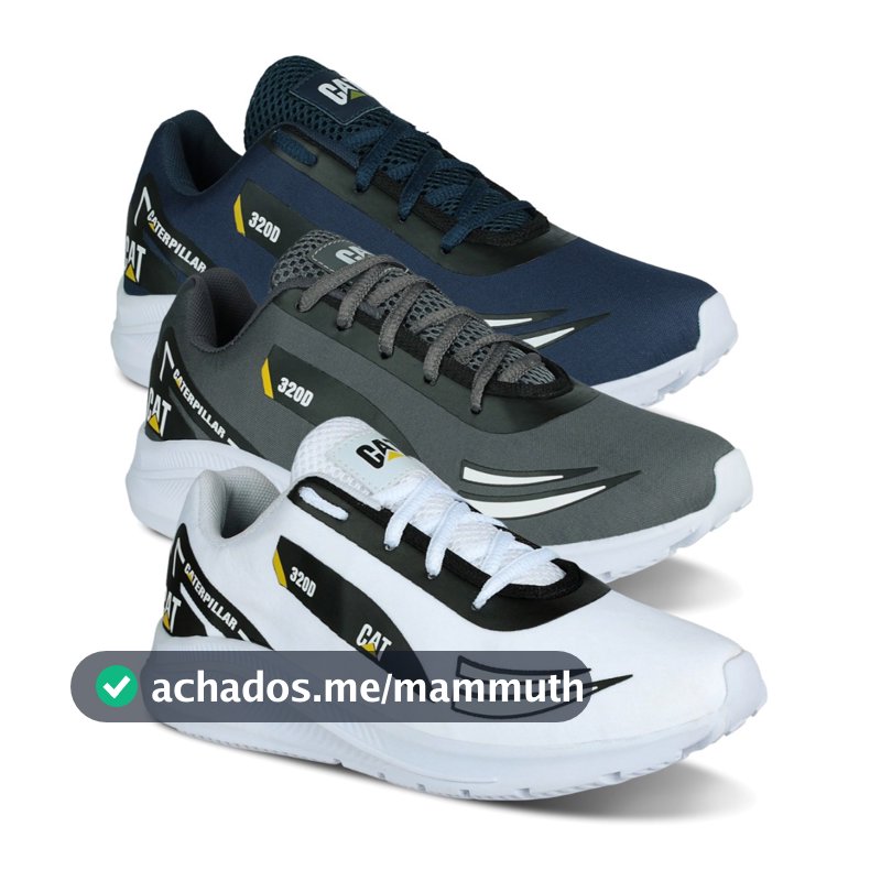 Kit 3 Tênis Masculino 320d Esporte Macio Oferta Promoção Casual Esporte Academia Loja React