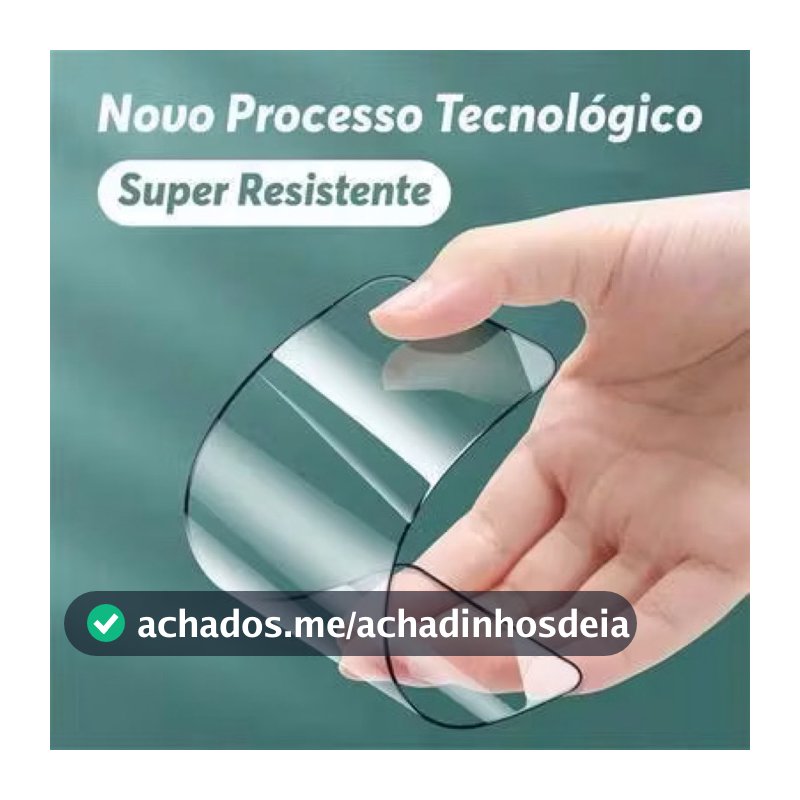 Película De Gel Hidrogel Cerâmica 3D Flexível  iPhone 18PRO MAX 18PRO 17 16 15 14 13 12 11 Pro max Xs XR 7/8
