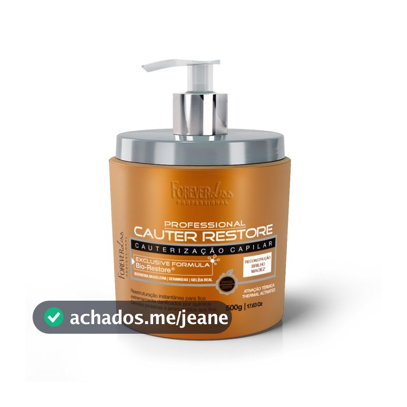 Máscara Cauterização Capilar 500g Forever Liss