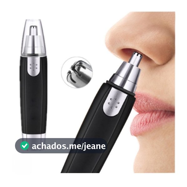 Máquina de Cortar Pelos Cortador Aparador de Cabelos do Nariz e Ouvido Nose Ear Hair Trimmer