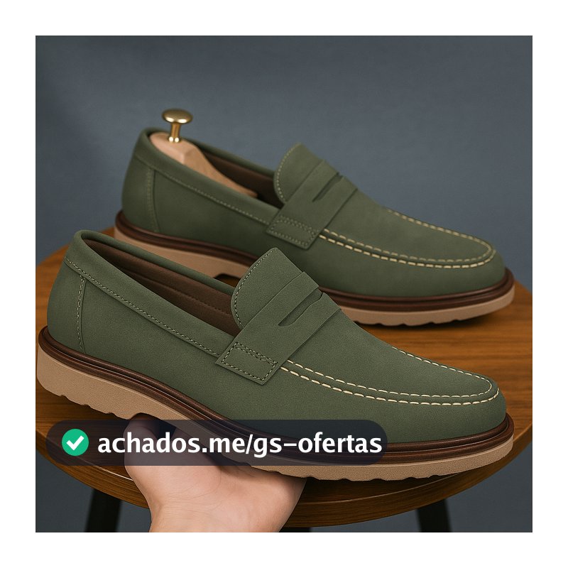 Sapato Oxford Masculino Nobock Camurça Ajuste Cadarço Preto Promoção