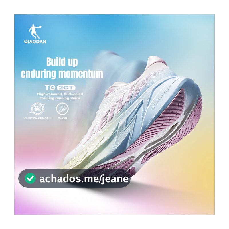 Qiaodan TG 2.0 GT Maratona Mulheres Tênis De Corrida Leve Desempenho Max Almofada QDB022264275