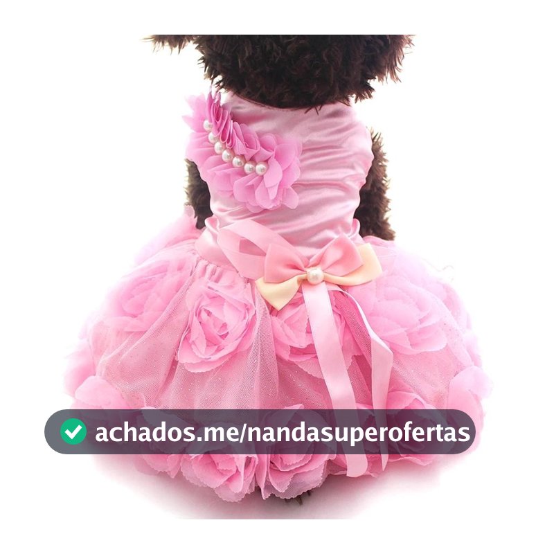Cão De Estimação Princesa Vestido De Casamento Tutu Roseta & Arco Vestidos Gato Filhote De Cachorro Saia Primavera/Verão