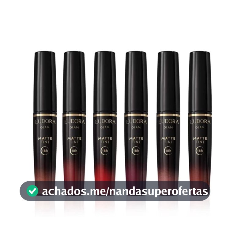 Batom Eudora  Matte Tint  18 Horas Sem Retoque - Á escolher (Embalagem Nova)