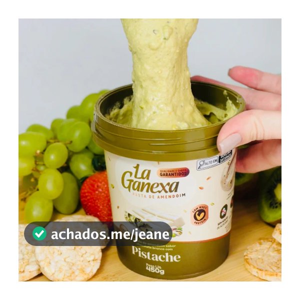 Pasta de Amendoim La Ganexa Pistache Whey Protein