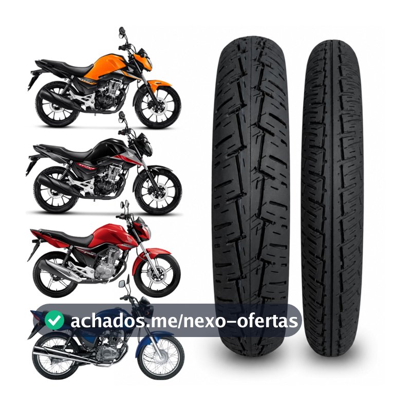 Pneus Conjunto Aro 18 Honda CG 150 CG 160 Titan 150 160 Fan 150 160 Moto Promoção