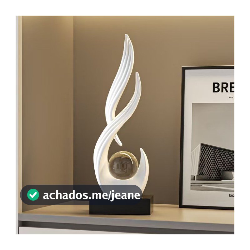 escultura decorativa centro de mesa decorativo decoração elegante para sala decoração rack sala presente criativo