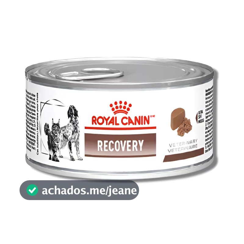Ração Royal Canin Veterinary Recovery Lata Cães E Gatos 195g