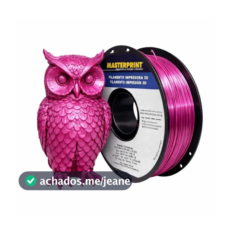 Filamento 3D - PLA Silk Fuchsia 1KG (1.75MM) Masterprint