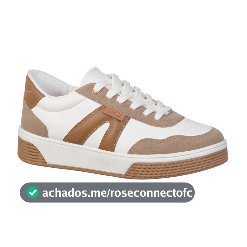 Tênis Feminino Casual Clássico Detalhe Recorte Lateral Moda Estilo Elegante Sky GiGiL