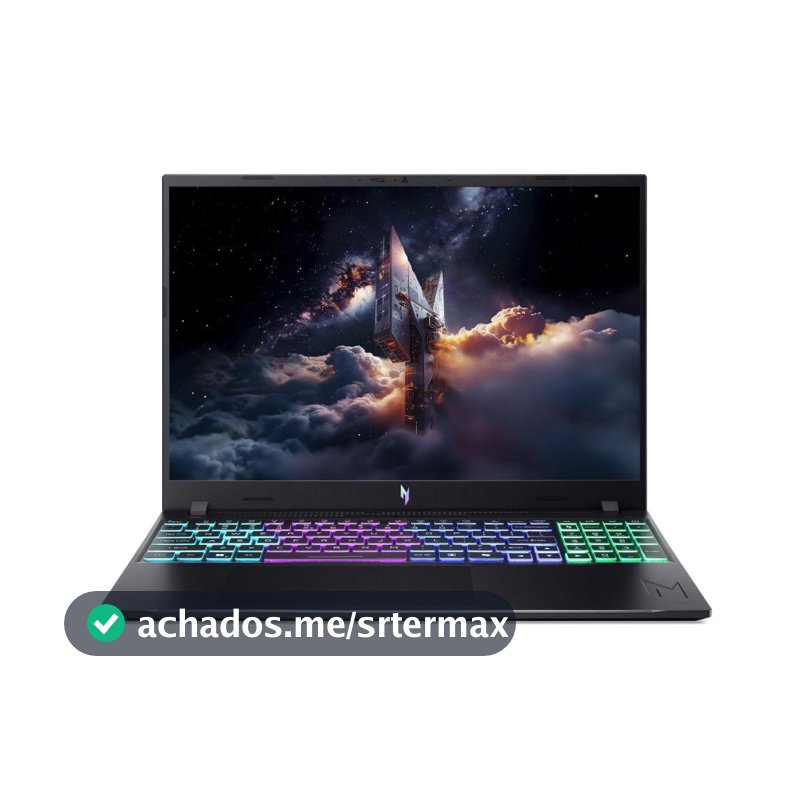 Notebook Acer Nitro V16 ANV16-I31-58MM Intel® Core™ 5 210H 8GB RAM 512GB SSD RTX 5060 Linux 16" WUXGA