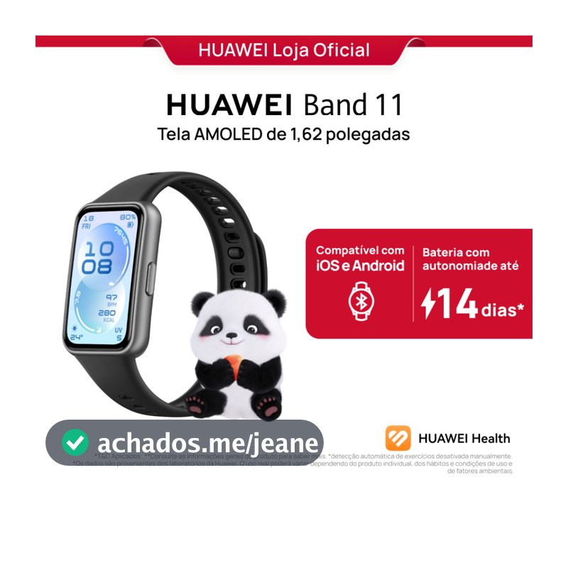 HUAWEI Band 11 | Smartwatch Relogio | Monitoramento Aprimorado do Sono | Bem-estar Emocional