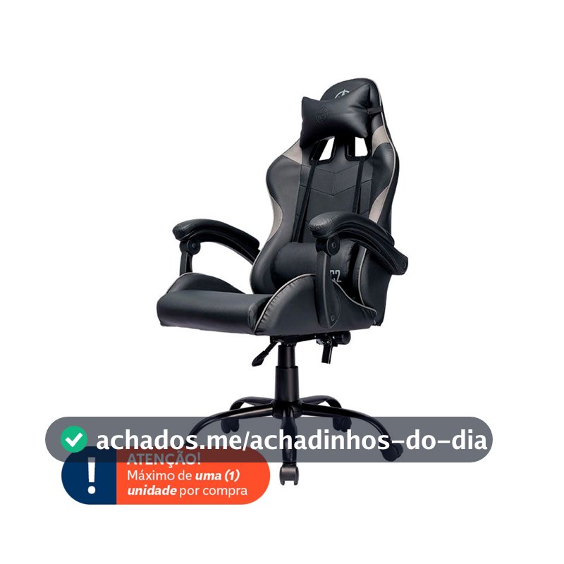 Cadeira Gamer TGT Heron TC2 , Fácil Limpeza, Reclinável 120 kg, Preto, TGT-HRTC-BL03