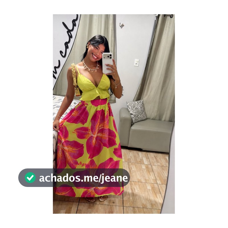 CONJUNTO JUDITE LONGO VERDE FLORAL PATY GIRL