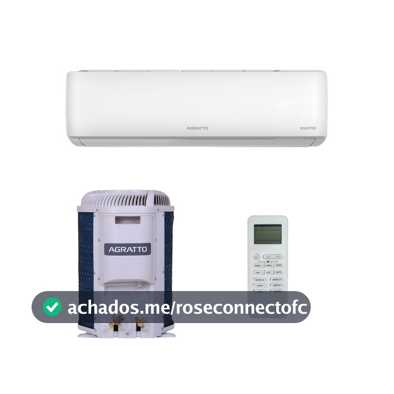 Ar Condicionado Split Hi Wall Agratto Zen Top Inverter 9.000 Btus Frio 220V R-32