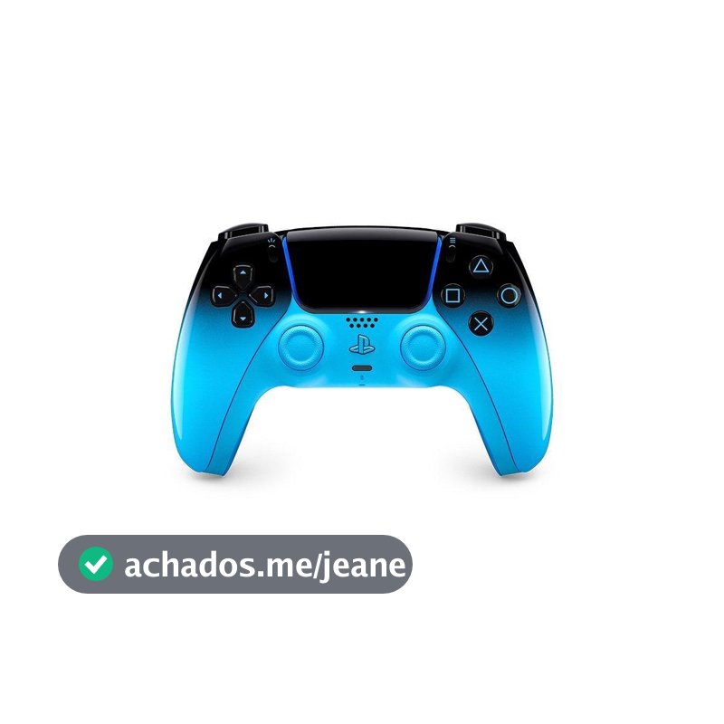 Controle Sem Fio Sony DualSense Hyperpop, PS5, Rhythm Blue, Azul - 1000048538