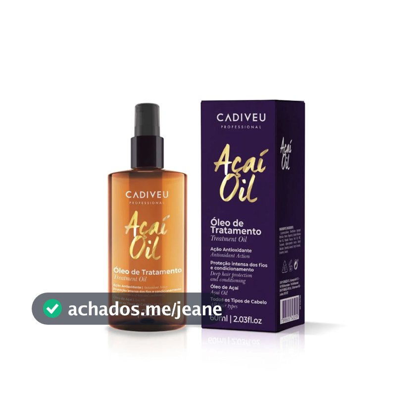 Cadiveu Açaí Óleo De Tratamento - 60ml