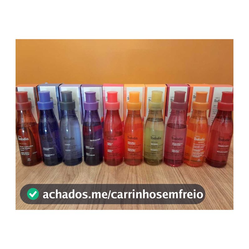 Body Splash Natura Tododia 200ml Desodorante Colonia Refrescante Original