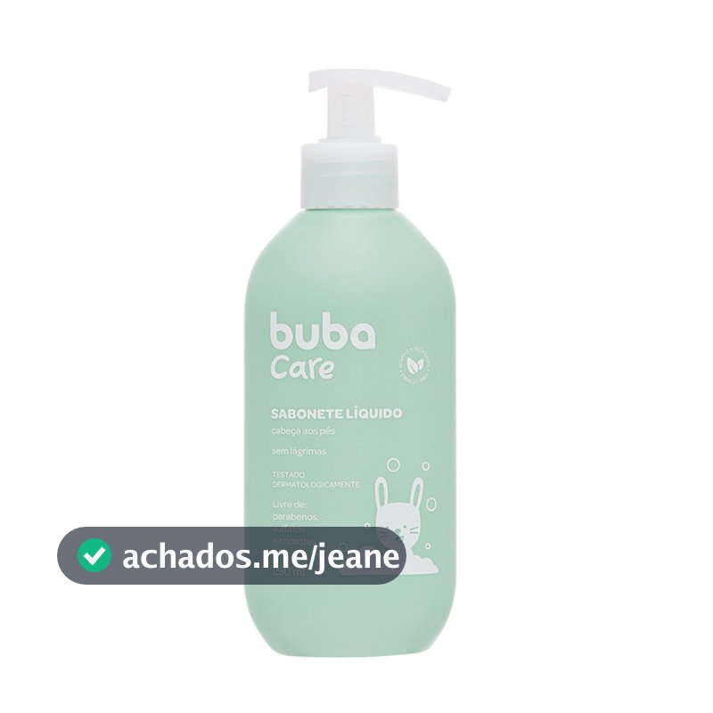 Sabonete Líquido Buba Infantil Bebê sem Lágrimas 250ml