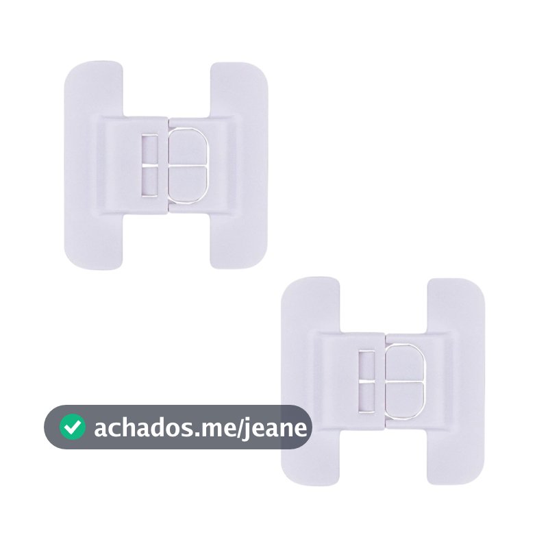 Kit 2 Travas Gaveta Armário Geladeira Porta Vaso Sanitário Segurança Protetor Infantil