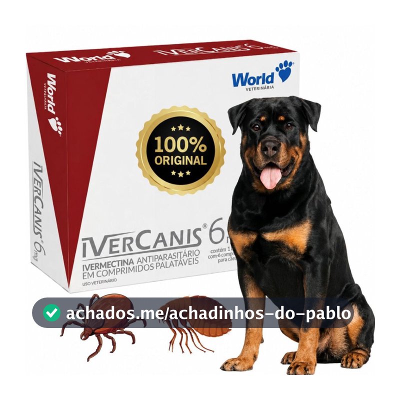 Remedio Carrapato Pulgas Para Cachorro Que Dura 6 Meses 4 comprimidos - envio imediato