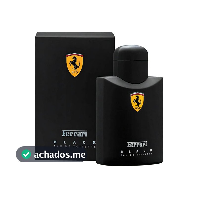 Ferrari Black Eau de Toilette 125ml – Fragrância Masculina Sofisticada