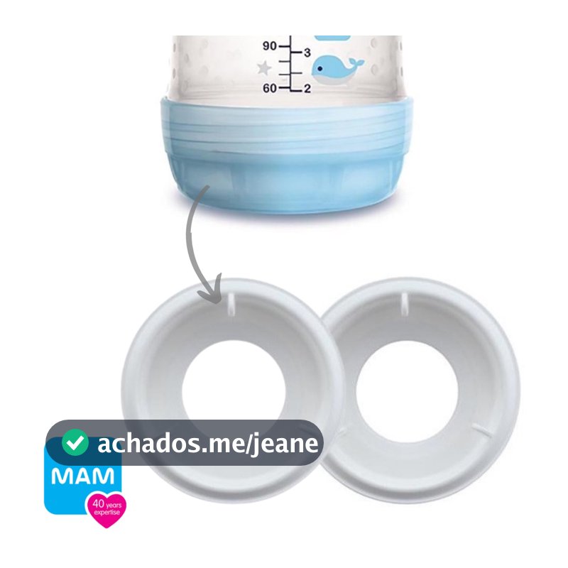 2x Válvula MAM Mamadeira Anticólica First Bottle Reposição Bebê