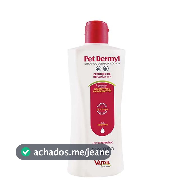Pet Dermyl Vansil Shampoo Dermatológico - 300ml