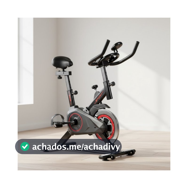 Bicicleta Ergométrica Spinning Semi Profissional Academia Bike Sport Fitness Preta