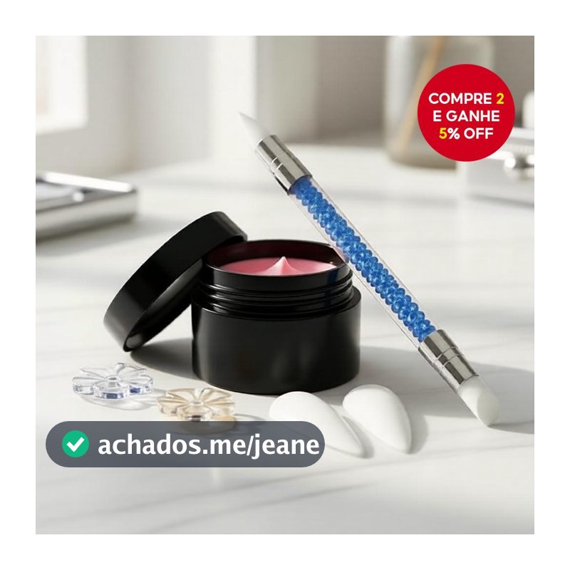 Kit OsNailmall com 3 géis sólidos e caneta de ponta dupla, gel modelador 3D para alongamento e modelagem de unhas,
